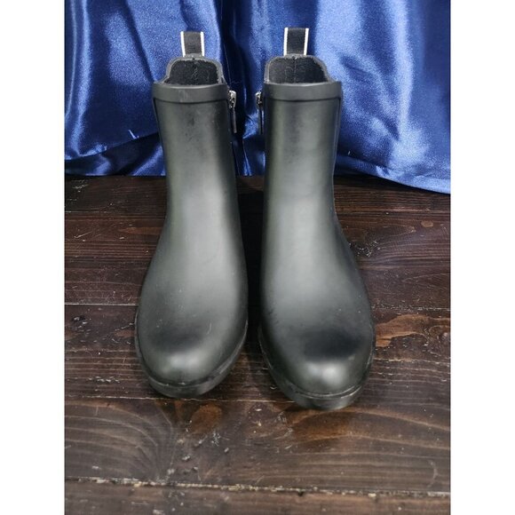 Lucky Brand Basel H2O Black Rain Boots Womens Size 8M - Picture 5 of 9